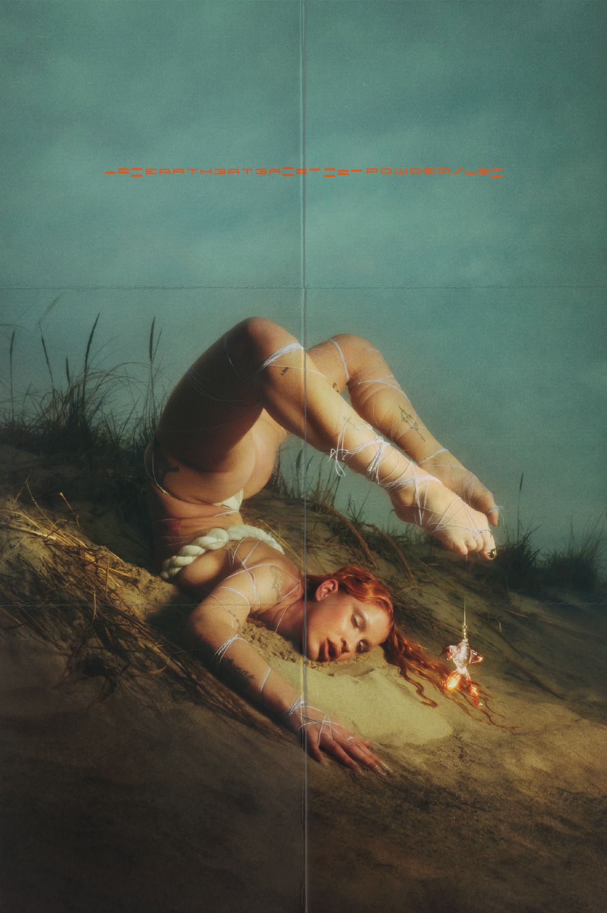 Eartheater POWDERS Album Cover Poster